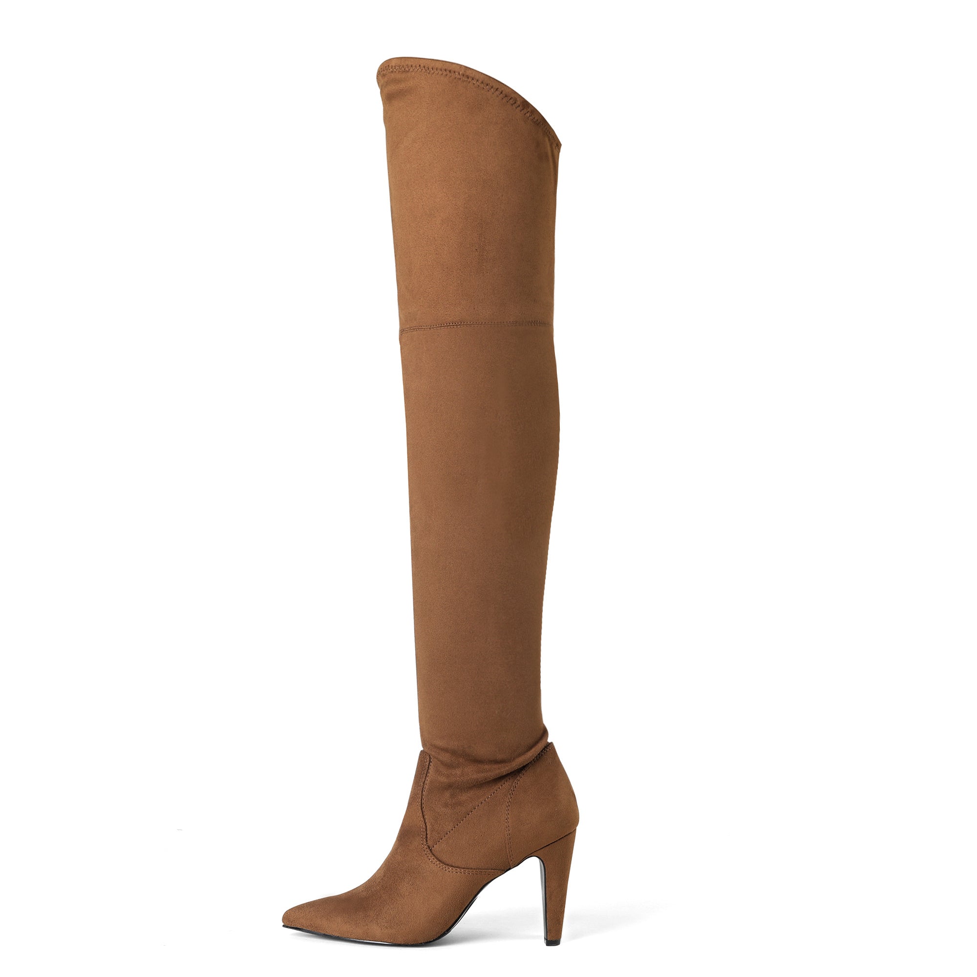 Women'S Thigh High Boots Over The Knee Heels Long Sexy Pointed Toe Boots