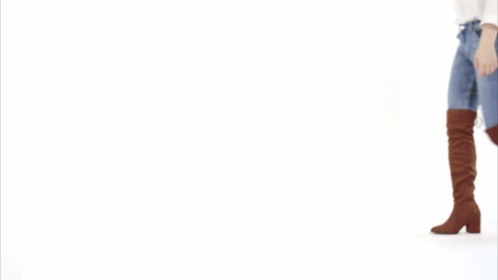 Over The Knee Thigh High Boots, Stretch Block Heel Women's Long Boots for Autumn Winter with Dresses, Jeans, Leggings, Stockings, Sweaters, for Party, Dance, Shopping, Walk, Office, Gift for Friends, Wife, Sister, Daughter