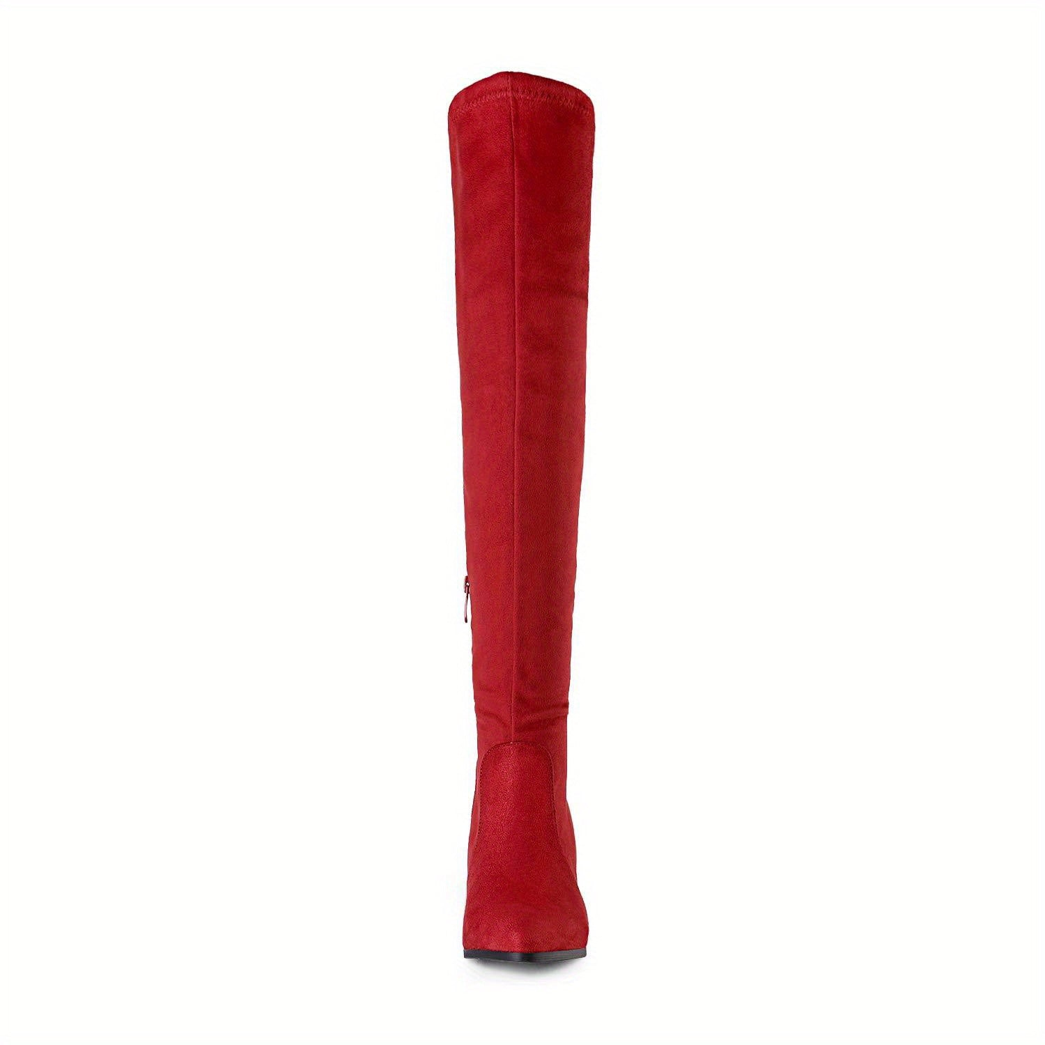 Over The Knee Thigh High Boots, Stretch Block Heel Women's Long Boots for Autumn Winter with Dresses, Jeans, Leggings, Stockings, Sweaters, for Party, Dance, Shopping, Walk, Office, Gift for Friends, Wife, Sister, Daughter