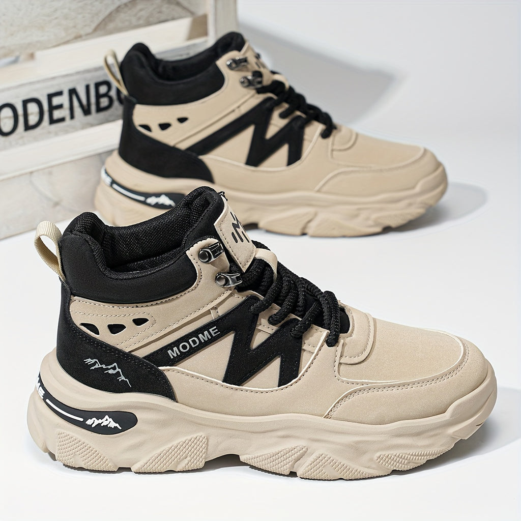 [Breathable Durable Outdoor Boots] MODME-Women Boots Outdoor Trekking Mid Backpacking Mountaineering Lightweight Boots- All-Day Comfort, Breathable & Durable - For Hiking, Trekking, Climbing, Daily Work