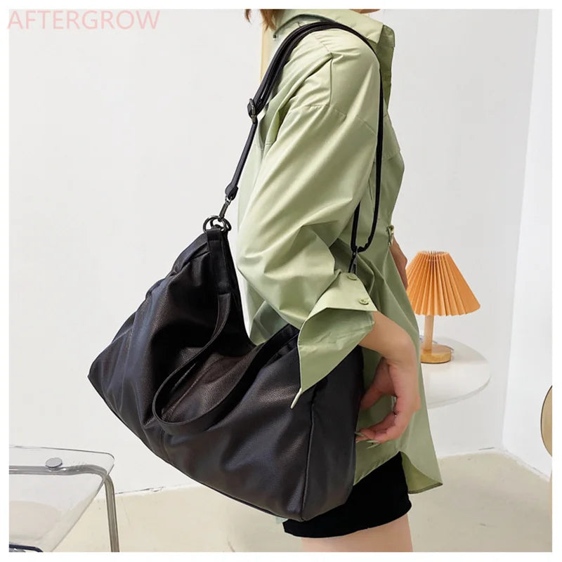 Women Large Handbag Large Shopping Bag Handbag High Quality Soft Leather Crossbody Bag Women Travel Shoulder Bag