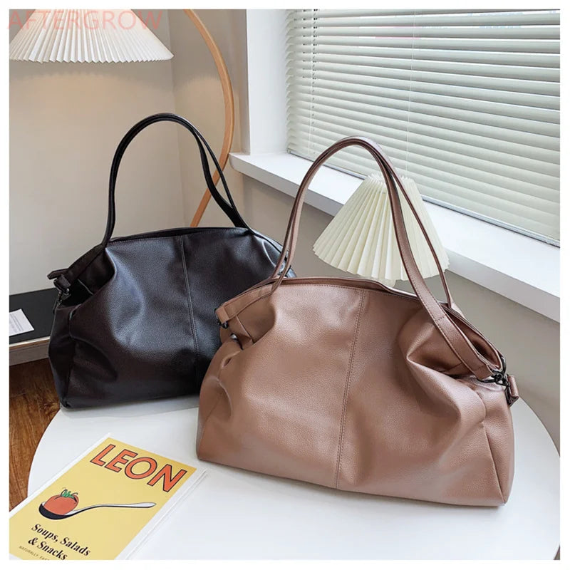 Women Large Handbag Large Shopping Bag Handbag High Quality Soft Leather Crossbody Bag Women Travel Shoulder Bag