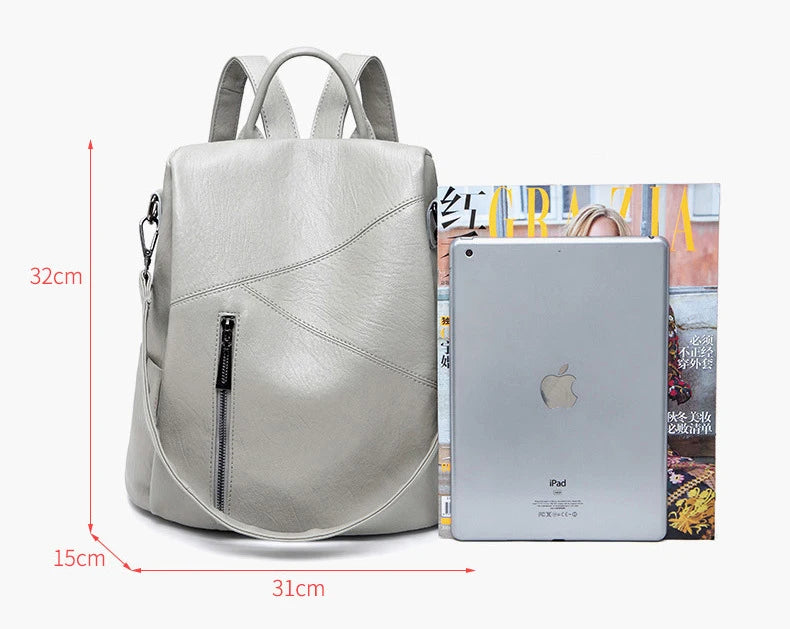 Women Backpacks Vintage Female Shoulder Bag Soft Leather Backpack Ladies Travel Back Pack Luxury Bags for Girls Mochila