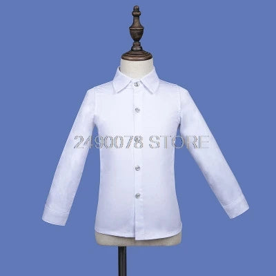 Shirts For Boys Brand Spring Autumn Kids Cotton Casual Shirts Children Blouse Clothing Boys Teenage Sports School Uniform Shirts
