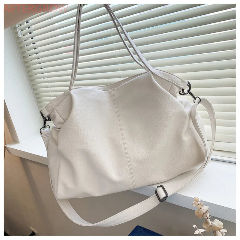 Women Large Handbag Large Shopping Bag Handbag High Quality Soft Leather Crossbody Bag Women Travel Shoulder Bag