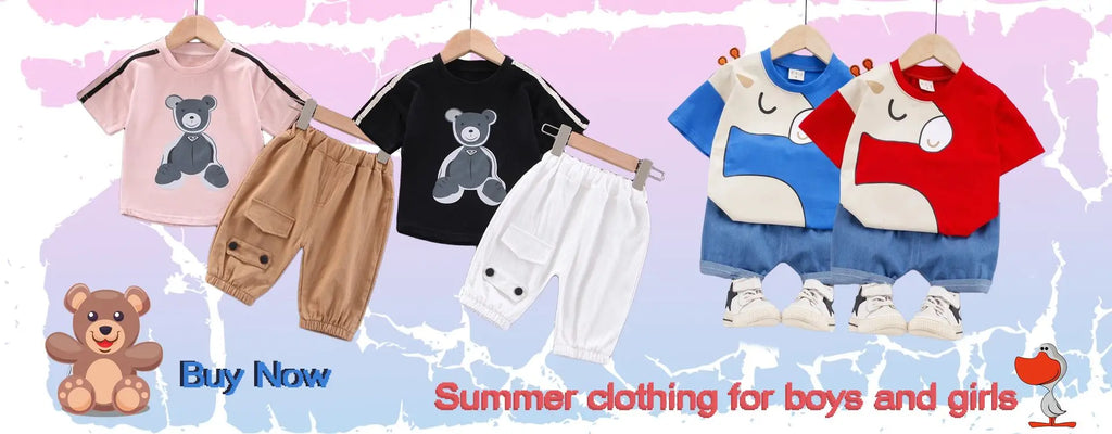 Boys Clothing Sets Children Fashion Cartoon Bear Baby T-shirt Vest Coat And Pants Suit 2pcs Outfits Kids Sport Suit1-4 years