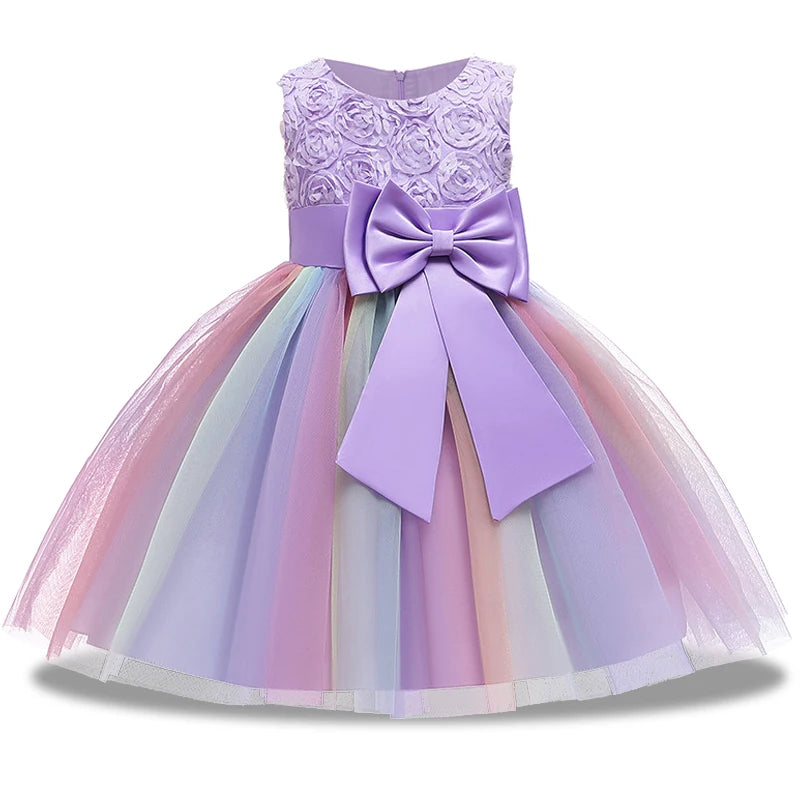 2-14yrs Teenage Clothing Christmas Girl Dress Summer Princess Wedding Party dress sequins Sleeveless New Year For Girls Clothes