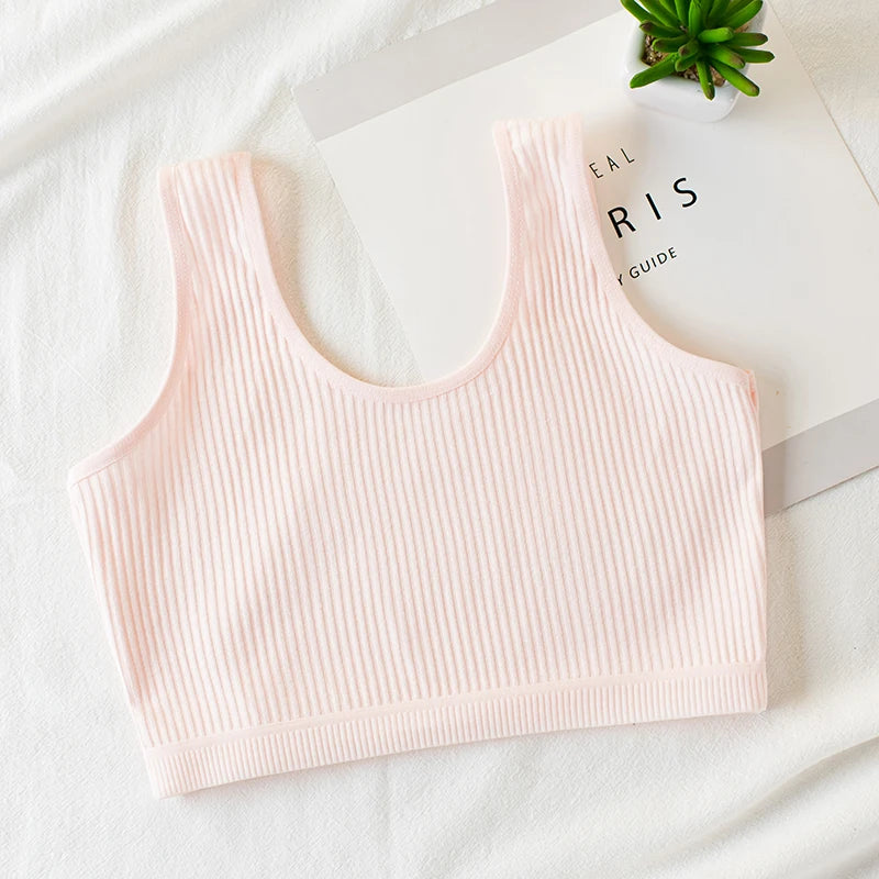 Girls Training BraTeenage Underwear Vest Adolescente Underwear Puberty Clothing 8-14Year