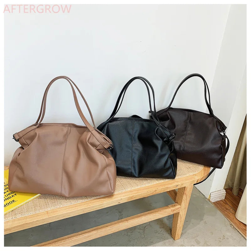 Women Large Handbag Large Shopping Bag Handbag High Quality Soft Leather Crossbody Bag Women Travel Shoulder Bag