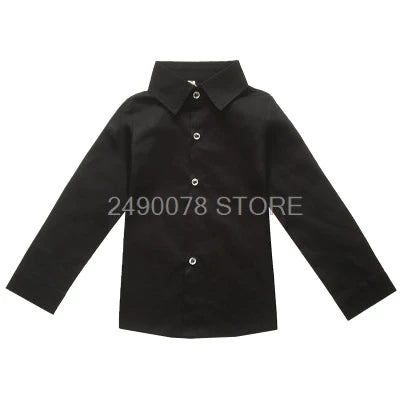 Shirts For Boys Brand Spring Autumn Kids Cotton Casual Shirts Children Blouse Clothing Boys Teenage Sports School Uniform Shirts