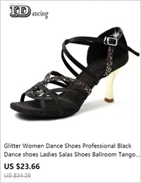 Rhinestone Latin Dance Shoes Diamond Girls Ballroom Latin Shoes Sneakers Woman Dance Salas Shoes Women Hot Sale JuseDanc