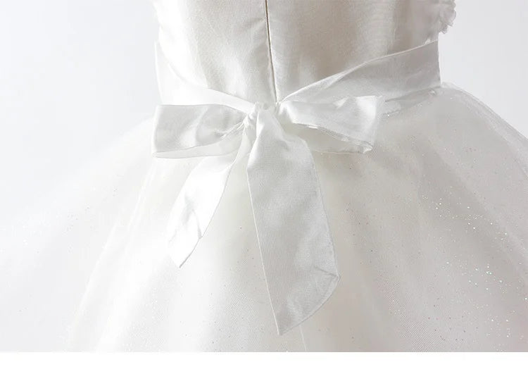 2-14yrs Teenage Clothing Christmas Girl Dress Summer Princess Wedding Party dress sequins Sleeveless New Year For Girls Clothes