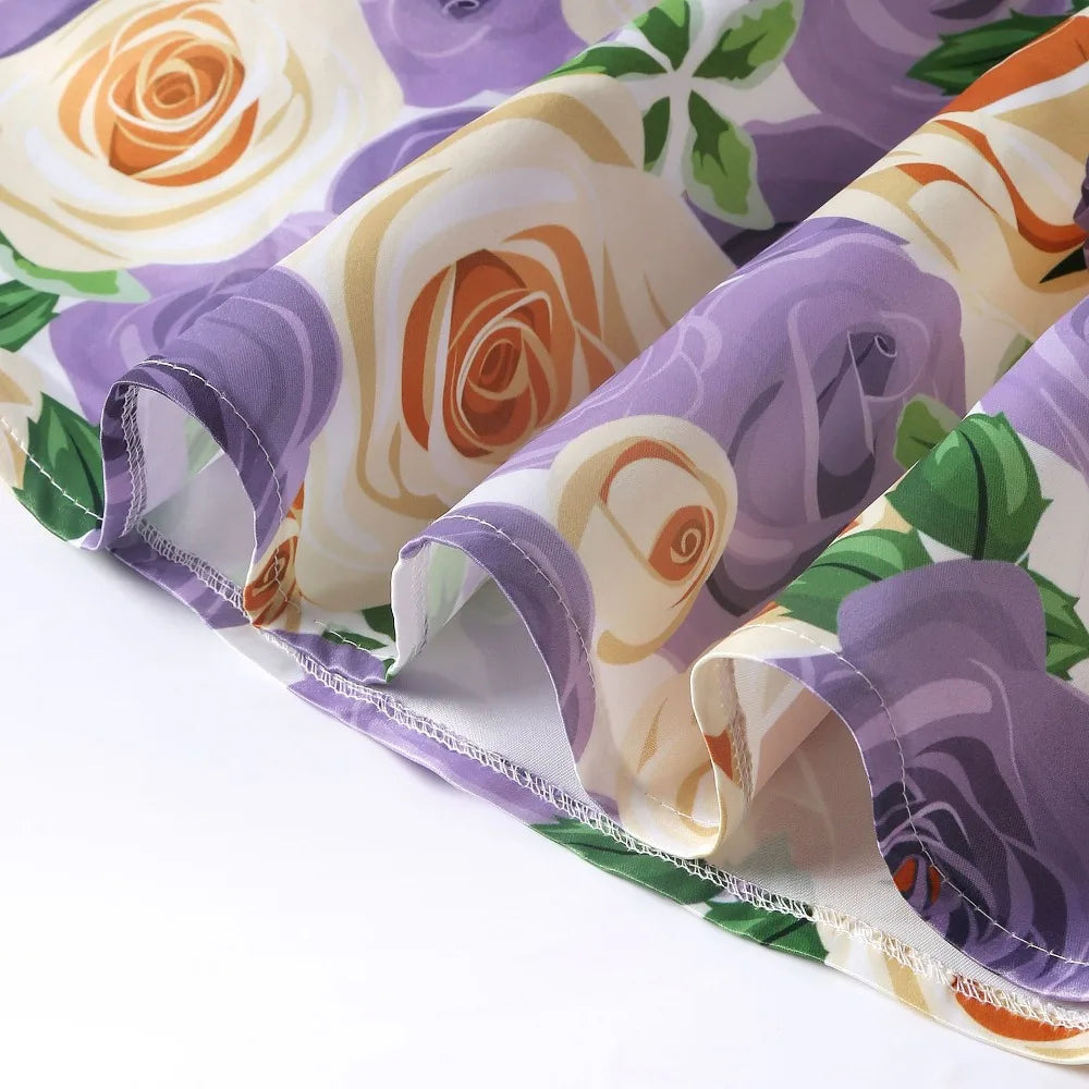 Girls Dress For Kids Clothes Flower One-shoulder Pageant Birthday Wedding Party Princess Children Dress 3 4 5 6 7 8 9 years