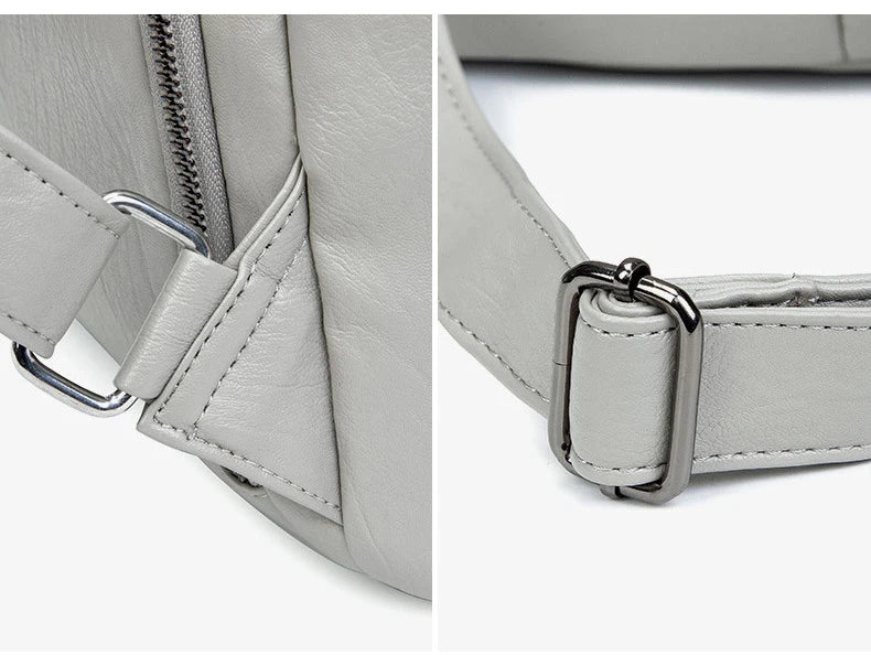 Women Backpacks Vintage Female Shoulder Bag Soft Leather Backpack Ladies Travel Back Pack Luxury Bags for Girls Mochila