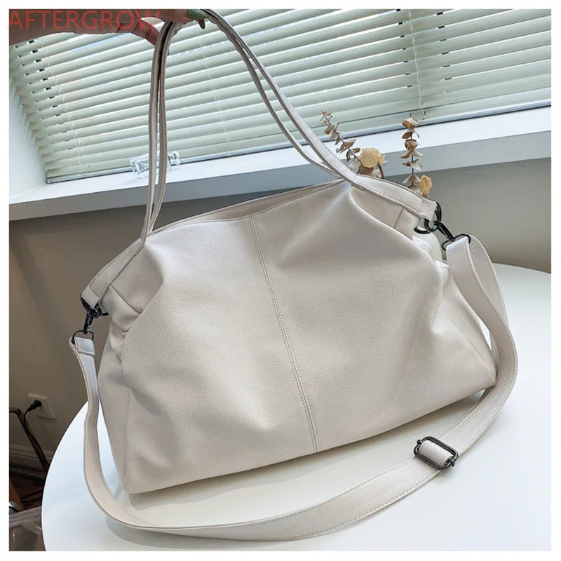 Women Large Handbag Large Shopping Bag Handbag High Quality Soft Leather Crossbody Bag Women Travel Shoulder Bag