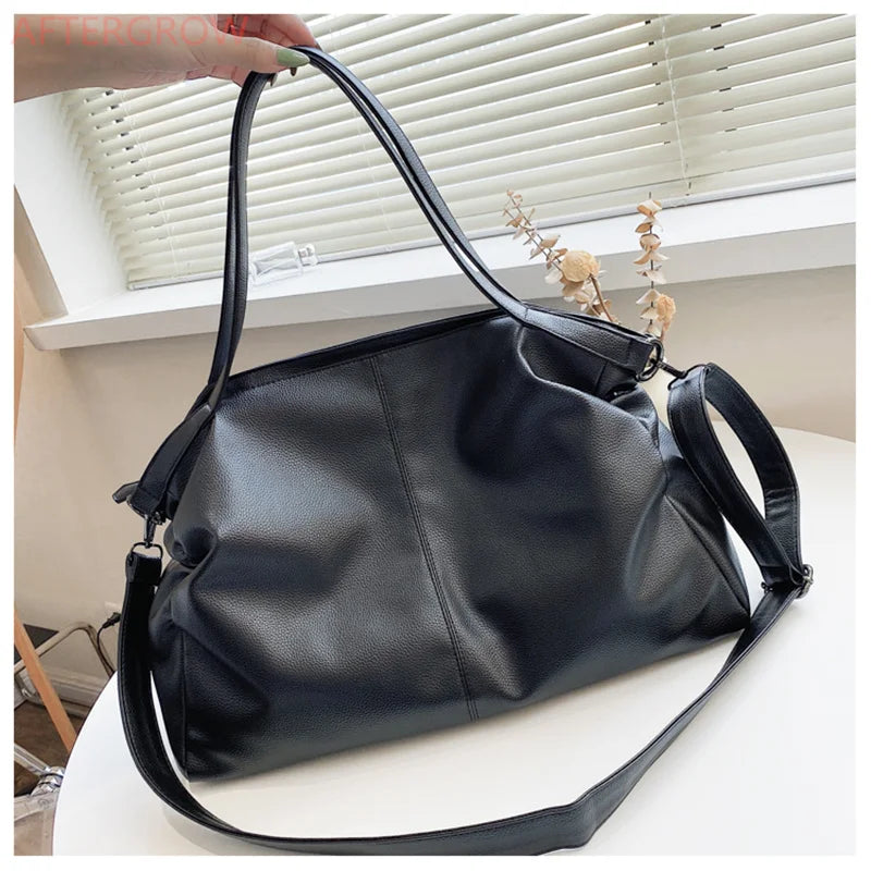 Women Large Handbag Large Shopping Bag Handbag High Quality Soft Leather Crossbody Bag Women Travel Shoulder Bag
