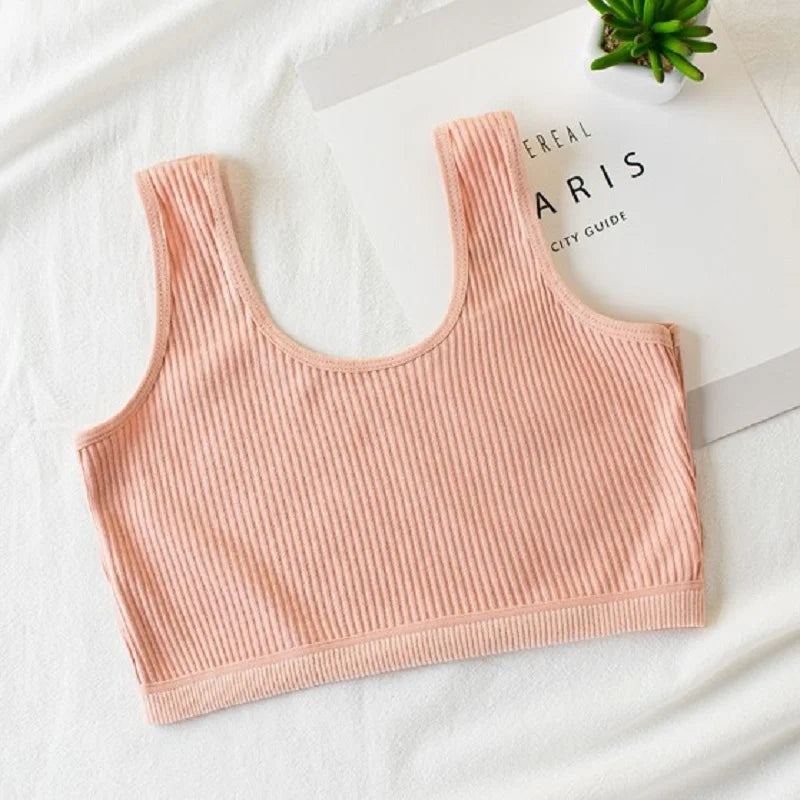 Girls Training BraTeenage Underwear Vest Adolescente Underwear Puberty Clothing 8-14Year