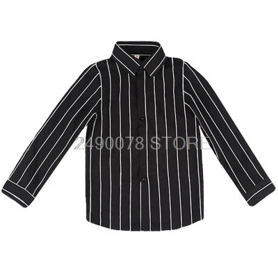 Shirts For Boys Brand Spring Autumn Kids Cotton Casual Shirts Children Blouse Clothing Boys Teenage Sports School Uniform Shirts