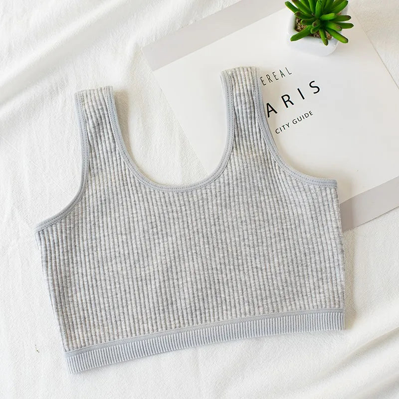 Girls Training BraTeenage Underwear Vest Adolescente Underwear Puberty Clothing 8-14Year
