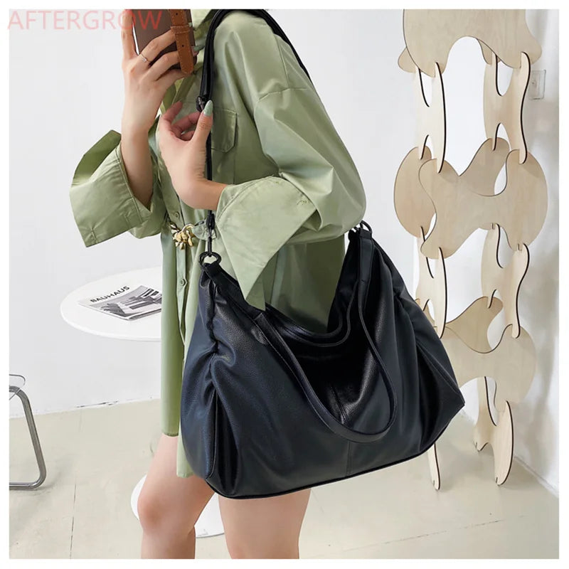 Women Large Handbag Large Shopping Bag Handbag High Quality Soft Leather Crossbody Bag Women Travel Shoulder Bag