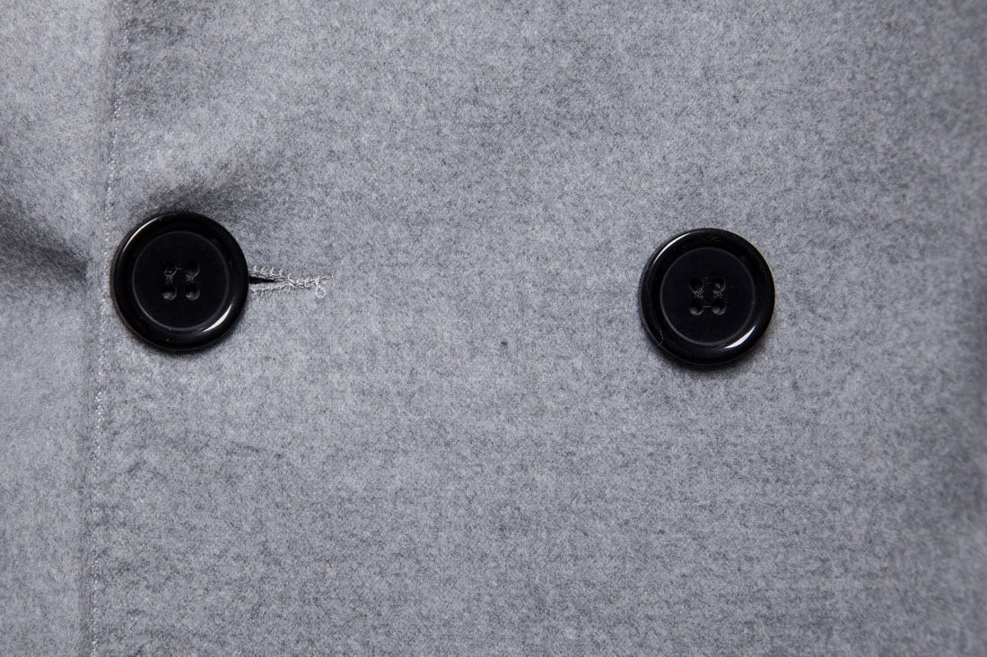 Mens Overcoat Trench Coats Winter Male Pea Coat with Belt Double Breasted Men Wool & Blends Coat Jacket Brand Clothing W10