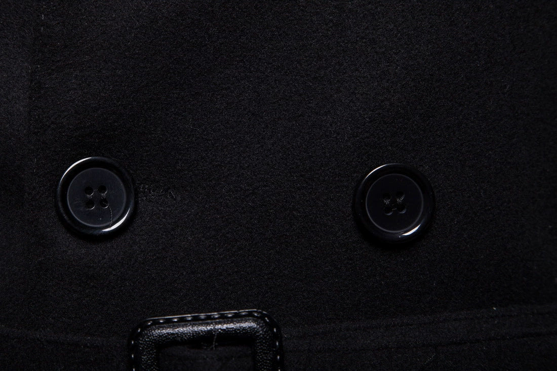 Mens Overcoat Trench Coats Winter Male Pea Coat with Belt Double Breasted Men Wool & Blends Coat Jacket Brand Clothing W10