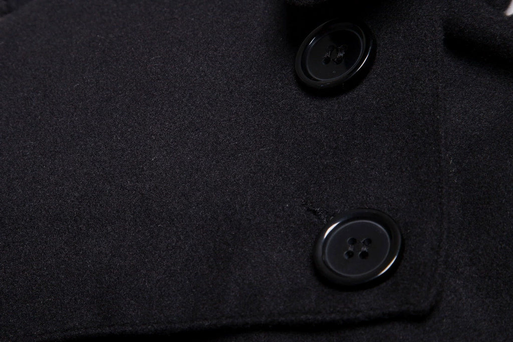 Mens Overcoat Trench Coats Winter Male Pea Coat with Belt Double Breasted Men Wool & Blends Coat Jacket Brand Clothing W10