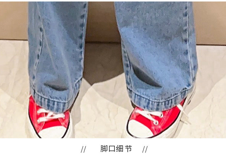 Girls' Autumn Set with Denim Jacket and Jeans, Girls' Denim Suit, Durable and Wear-resistant Children's Clothing