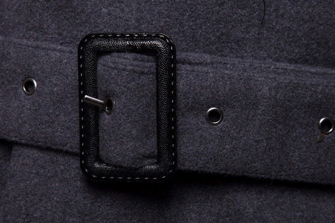 Mens Overcoat Trench Coats Winter Male Pea Coat with Belt Double Breasted Men Wool & Blends Coat Jacket Brand Clothing W10