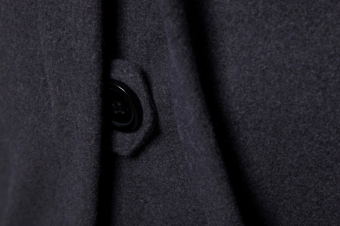 Mens Overcoat Trench Coats Winter Male Pea Coat with Belt Double Breasted Men Wool & Blends Coat Jacket Brand Clothing W10