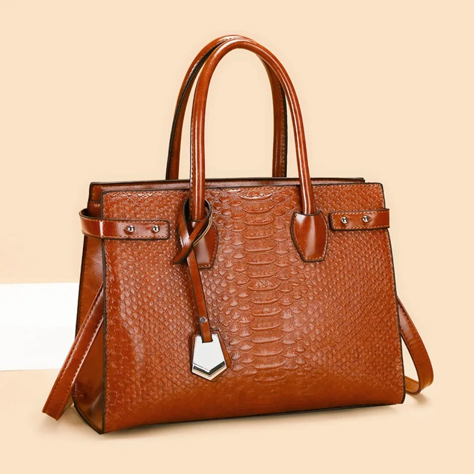 Genuine Handbags for Women 2025 New Luxury Ladies Hand Bags Female Leather Shoulder Top-Handle Crossbody Bags Casual Tote Sac