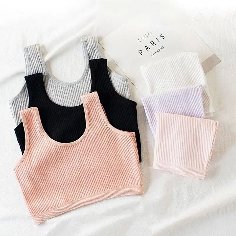 Girls Training BraTeenage Underwear Vest Adolescente Underwear Puberty Clothing 8-14Year