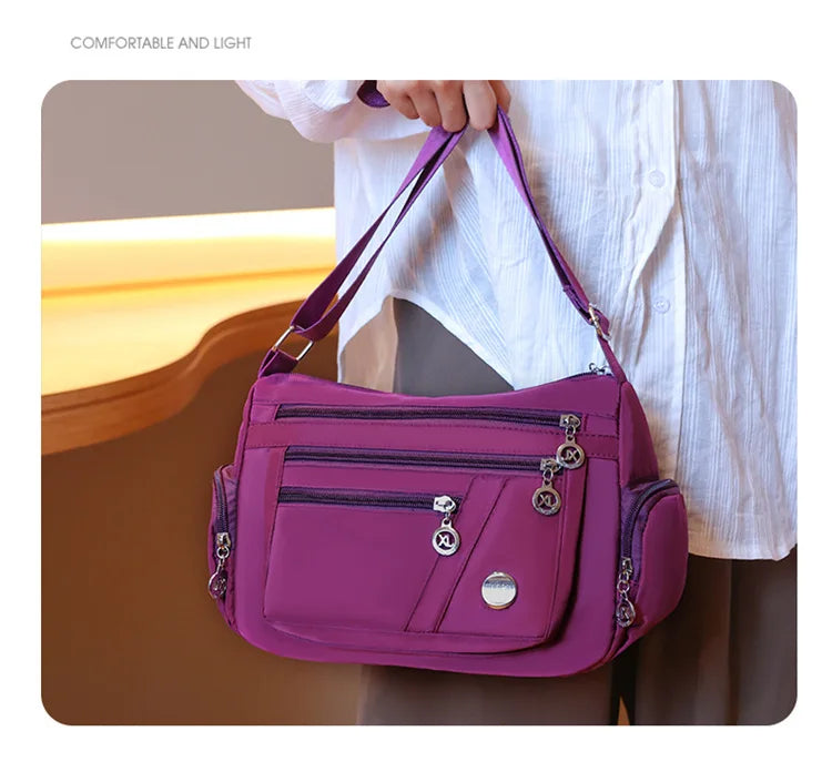 New Women Bag Nylon Waterproof Messenger Bags For Lady Crossbody Shoulder Bag Casual Handbags High Quality Multifunctional