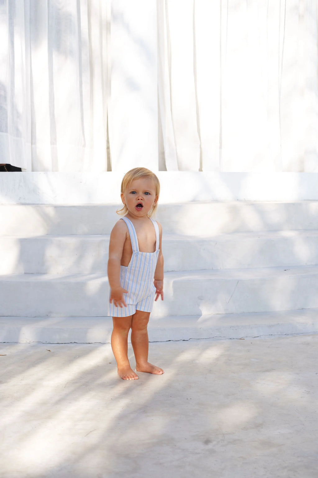 AP Summer Heirloom Striped Collection 2025SS Girls Handmade Smocked Dress Cute Baby Gilrl Set Boys Family Matching Clothing