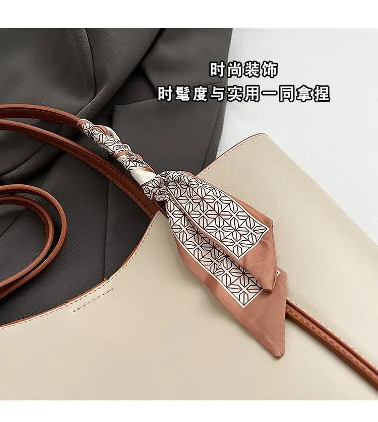 Women's Bag Casual Fashion Handbag New Summer Black Handbag Large Capacity Shoulder Bag Niche Commuter Female Bag Tote Bag