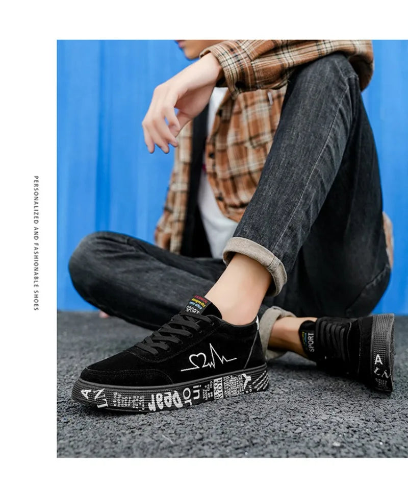 High-quality Fashion Shoes for Men Casual Flat Comfortable Men's Shoes Light Breathable Outdoor Walking Shoes Zapatillas Hombre