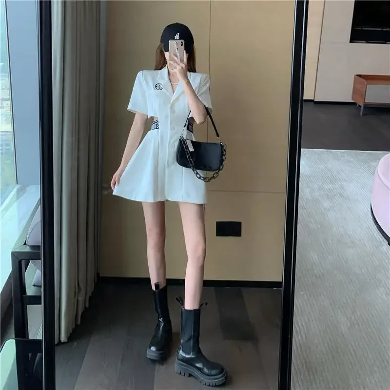 Dresses for Women 2025 Woman Dress Short Mini Black Clothes Korean Style Chic and Elegant Pretty X Sensual Sexy Y2k Fashion Sale