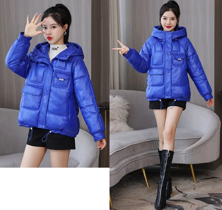 Loose Casual Short Padded Coats for Women Cotton Parkas Woman Great Warm Winter on Sale Discount Fashion 2025 Quilted Jackets