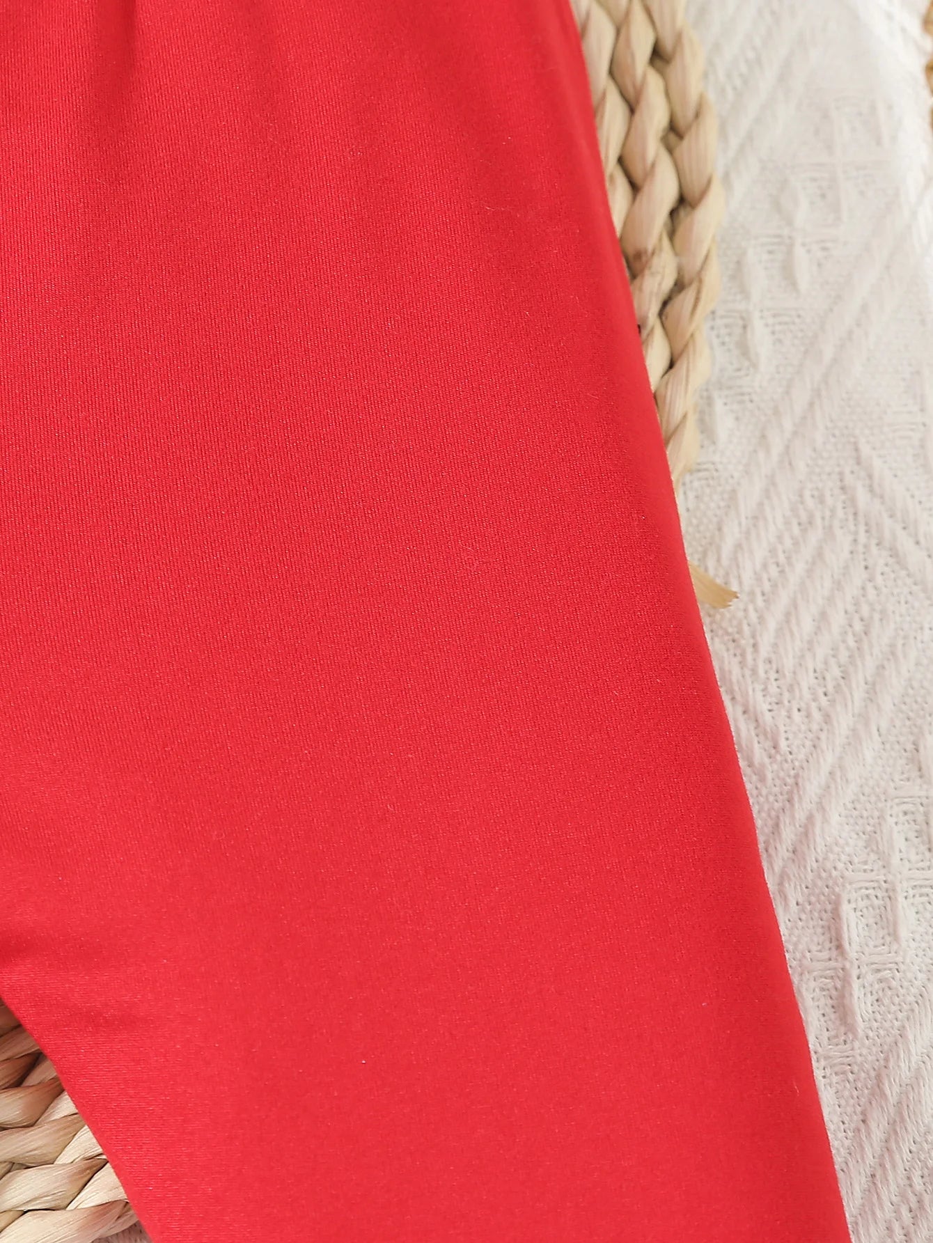 Autumn Kids Girls Clothing  Solid Color Bell-bottoms Elastic Waist  Flared Trousers Leggings Toddler Infant Girl's Clothing