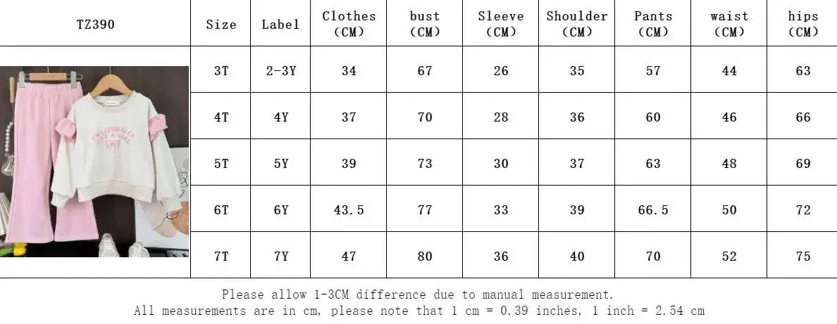 Girls Clothes 2025 Autumn New Color Blocked Casual Sportswear Long Sleeved Letter Printed Top+Pants Children's Fashion Clothing