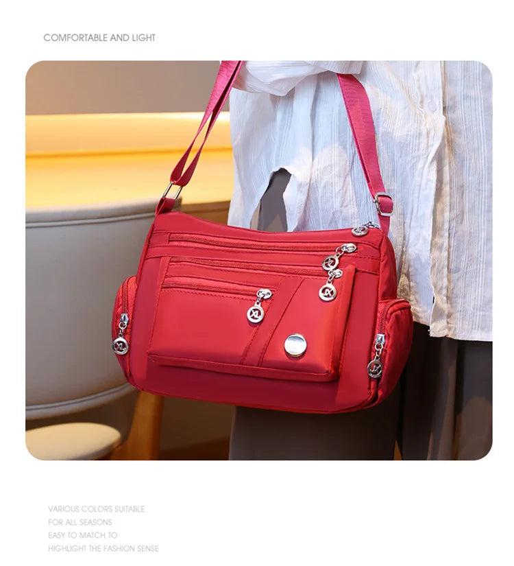 New Women Bag Nylon Waterproof Messenger Bags For Lady Crossbody Shoulder Bag Casual Handbags High Quality Multifunctional