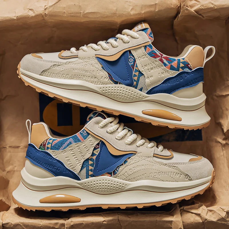 Men's Casual Sports Shoes - Stylish, Lightweight, Versatile & Comfortable Trendy Shoes for Street & Outdoor Wear