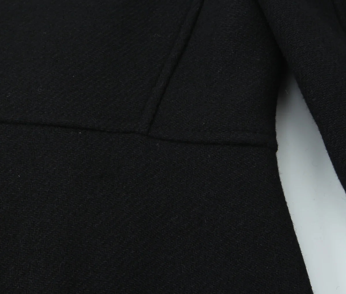 Woolen Coat Fall Fashion Black Long Coat Elegant And Pretty Women's Coats American Retro Autumn Outerwear Urban Coats