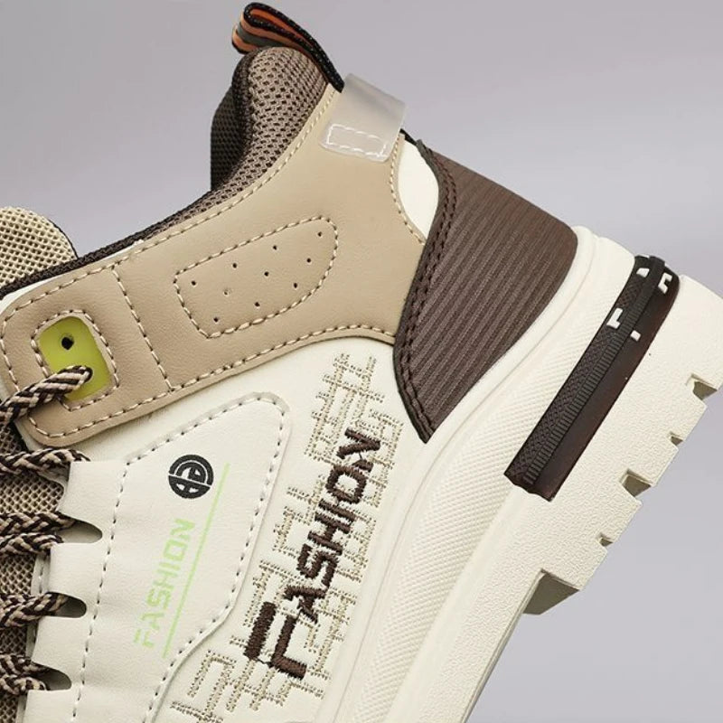 Men Sneakers Outdoor Casual Shoes New Non Slip Vulcanized Shoes Soft Sole Walking Shoe Lace-up High Top Men Shoes Tenis Hombres