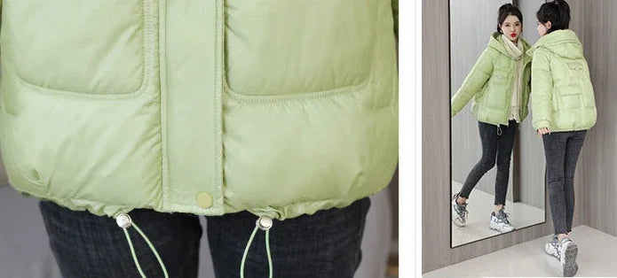 Loose Casual Short Padded Coats for Women Cotton Parkas Woman Great Warm Winter on Sale Discount Fashion 2025 Quilted Jackets