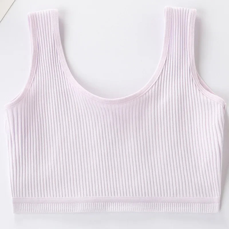 Girls Bra Crop Tops for Teens Underwear Breathable Kids Sports Training Bras  Children Soft Cotton Teenager Clothing Girls