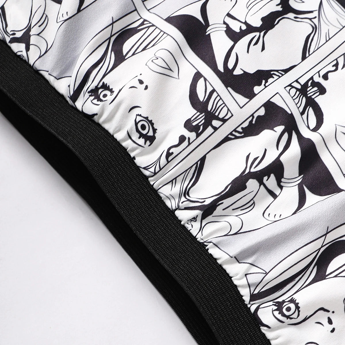 2PCS Kids Girl Clothing Set Character Print Sleeveless Top+Denim Shorts Fashion Personality Outfit for Children Girls 1-6 Years