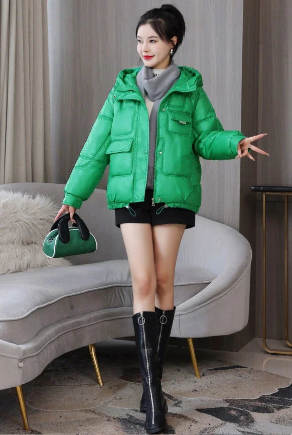 Loose Casual Short Padded Coats for Women Cotton Parkas Woman Great Warm Winter on Sale Discount Fashion 2025 Quilted Jackets