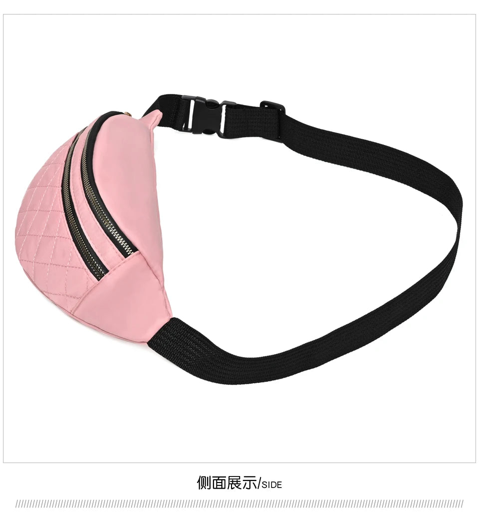 Waist Bag Women Fanny Pack Chest Shoulder Belt Bag Fashion Packs Party Crossbody Lady Travel Phone Pouch Lady Purse Bum Bags