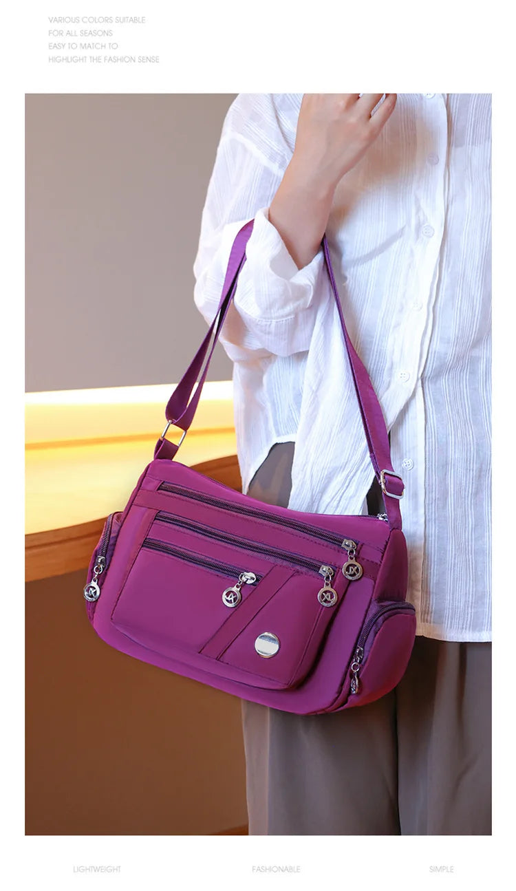 New Women Bag Nylon Waterproof Messenger Bags For Lady Crossbody Shoulder Bag Casual Handbags High Quality Multifunctional